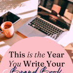 Image says: This is the Year You Write Your Brand Book with Book Mapping