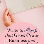 Image says: Write the Book that Grows Your Business and Changes Lives with Book Mapping