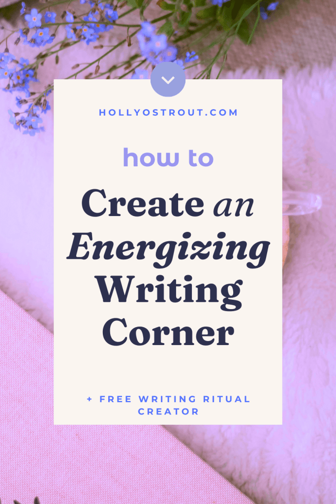 Image says: How to Create an Energizing Writing Corner